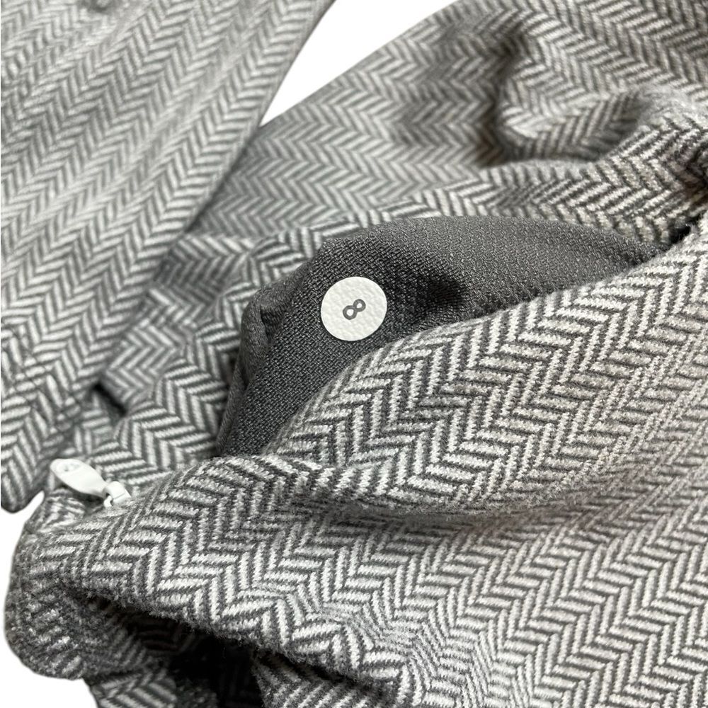 LULULEMON Kanto Catch Me Long Sleeve Top herringbone Size 8 - Picture 11 of 13